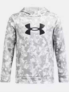 Under Armour Kids' Grey Camo Hoodie